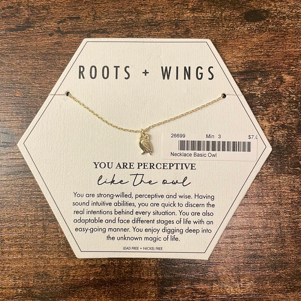 New owl necklace